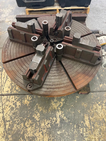 Pratt & Whitney Motorized Rotary Table | 36 in. Table Diameter | Orientation: Axial