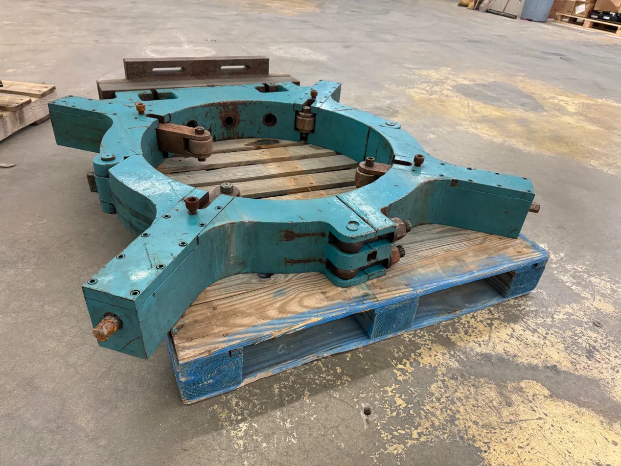 Large Lathe Steady Rest | Approx. 30 in. Bore Inside Diameter
