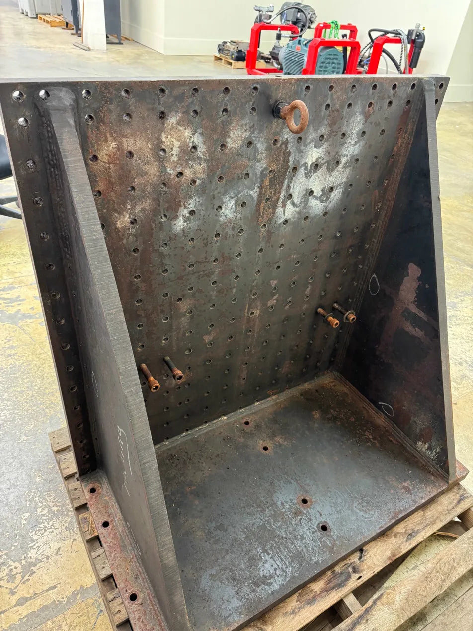 Angle Plate | 48 in. H x 48 in. W Face, 27 in. Base Depth | Orientation: Axial