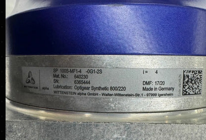 B&R Automation Servo Gearmotor Assembly M02P182290241 - Variable Variable RPM