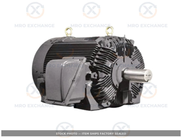 TECO Westinghouse CDP1258R Crusher Duty AC Motor 125 HP 900 RPM Factory Sealed