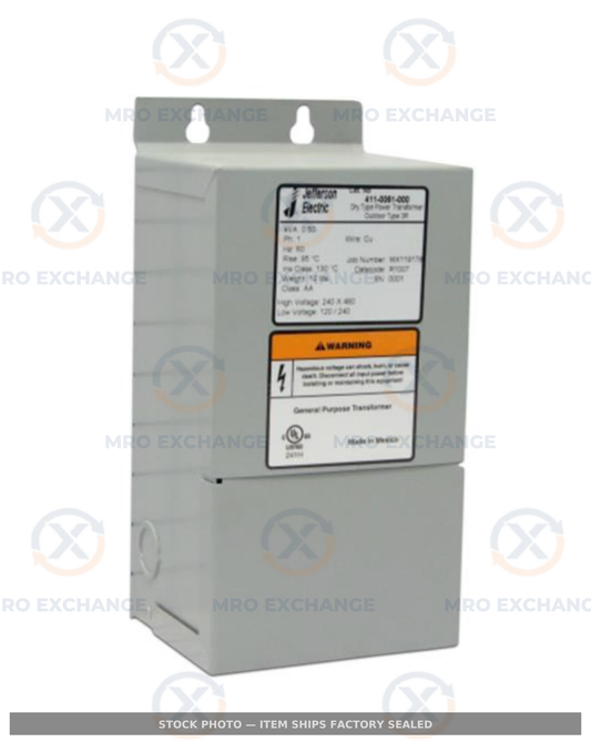 Jefferson Electric 411-0051-000 Encapsulated General Purpose Transformer Factory Sealed