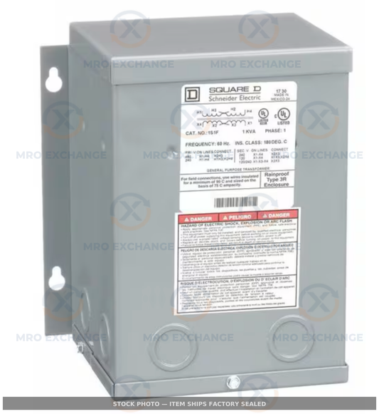 Square D 1S1F General Purpose Transformer Factory Sealed