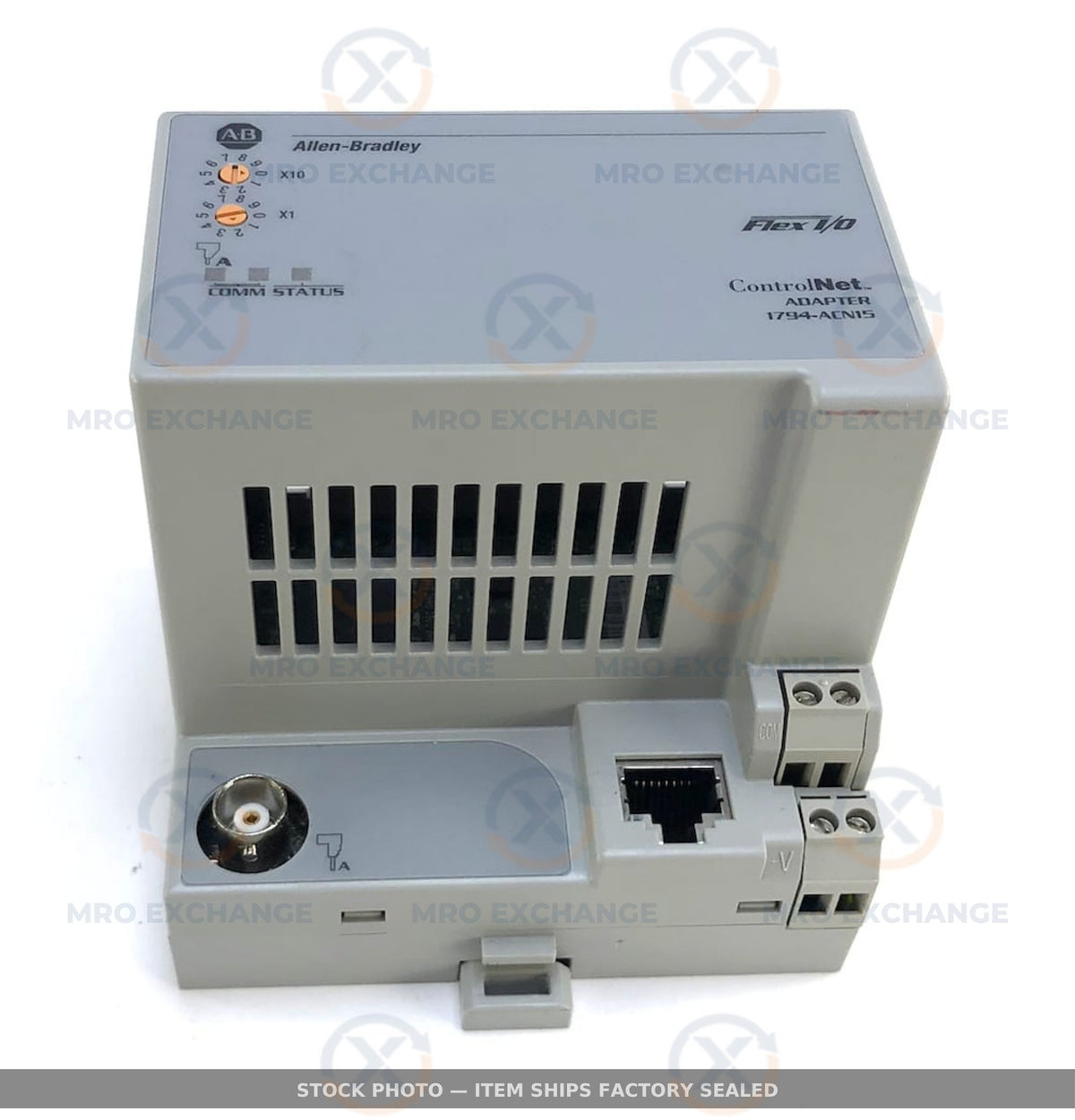 Allen-Bradley 1794-ACN15/C Flex I/O ControlNet Adapter Module 24V DC Factory Sealed