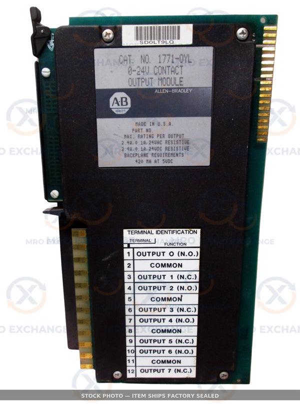 Allen-Bradley 1771-OYL Contact Output Module 24V AC / 24V DC