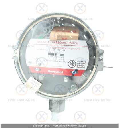 Honeywell Gas Air Pressure Switch C437D1013 1/2 To 5 PSIG