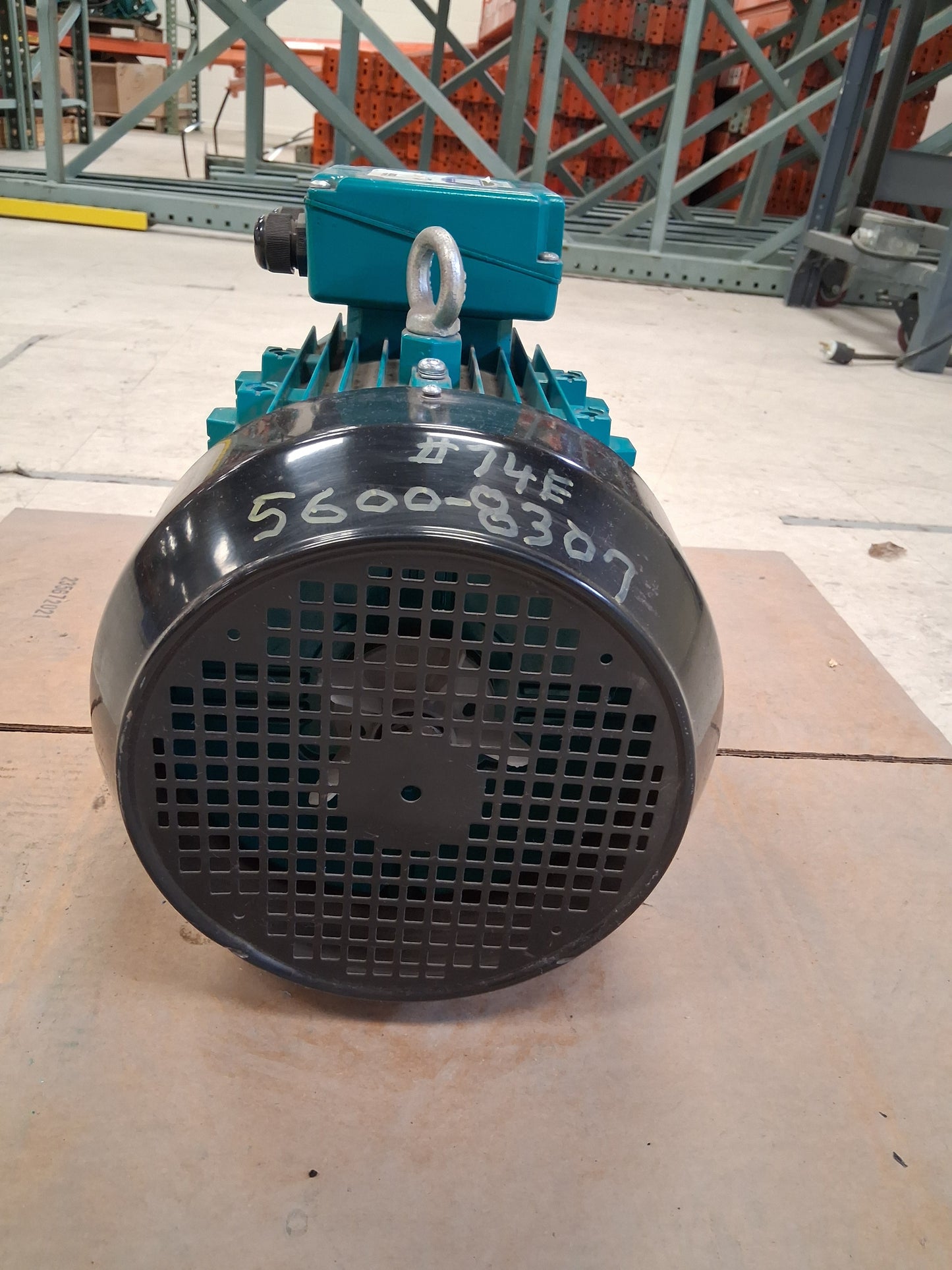 Brook Crompton 3 Phase Induction Motor BA4M7.5V4 / Type WPN-DA132SM-4 - 7 HP 1800 RPM