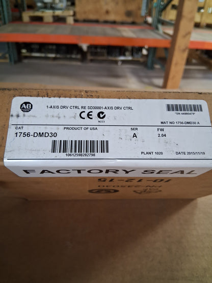 Allen-Bradley 1756-DMD30 ControlLogix Drive Module 24 VDC | Series A