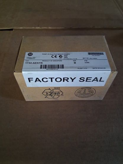 Allen-Bradley POINT I/O Dual Port Network Adaptor 1734-AENTR 24 VDC