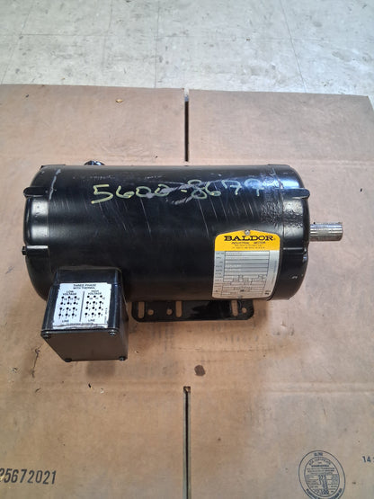 Baldor AC Industrial Motor M3161TA - 3 HP 1800 RPM