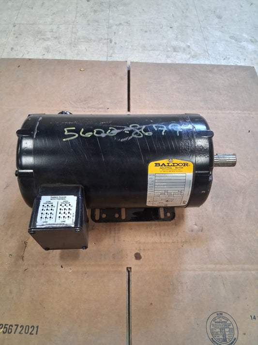 Baldor AC Industrial Motor M3161TA - 3 HP 1800 RPM