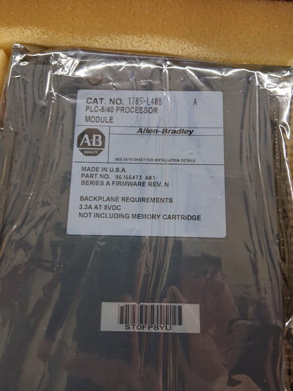 Allen-Bradley 1785-L40B PLC Processor Module 5 VDC