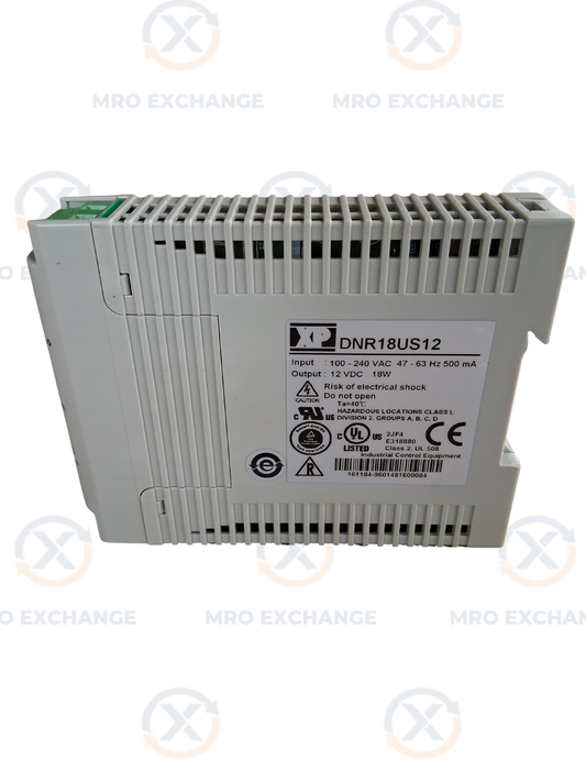 XP Power DIN Rail Power Supply DNR18US12