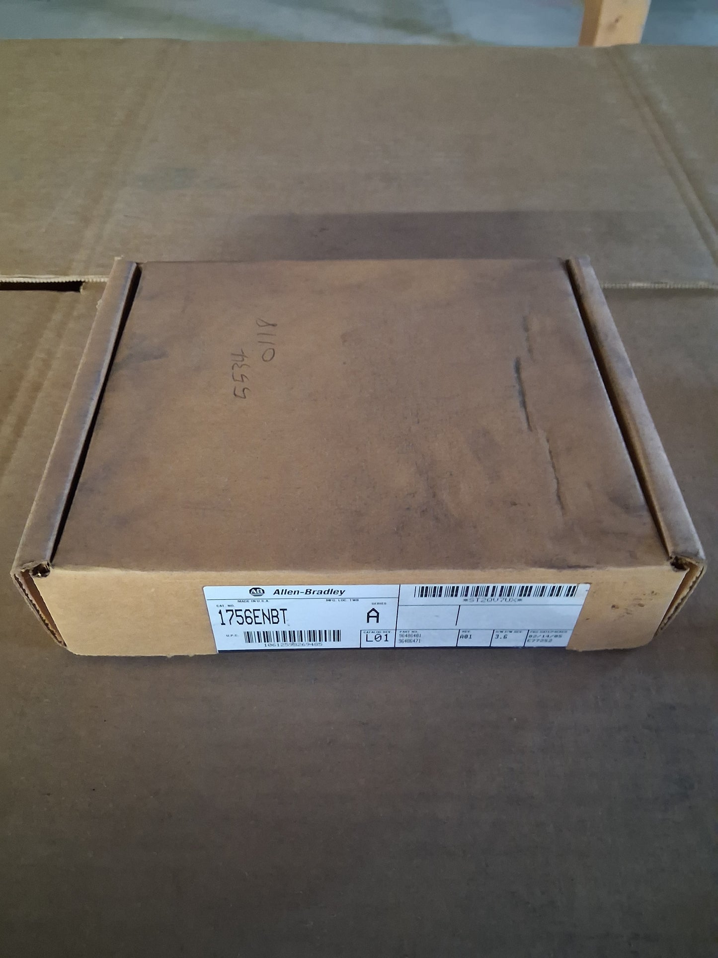 Allen-Bradley EtherNet/IP Communication Module 1756-ENBT 24 VDC
