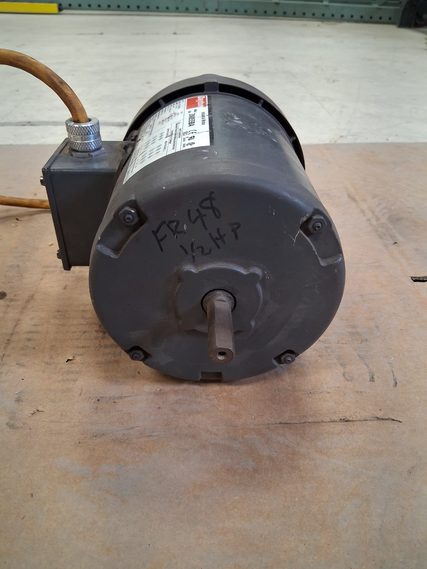 Dayton Industrial Motor 3N855BA - 1 HP 3600 RPM