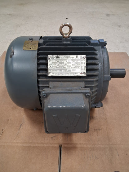 WorldWide Electric Corporation 3 Phase Induction Motor PEWWE1.5-12-182T - 2 HP 1200 RPM