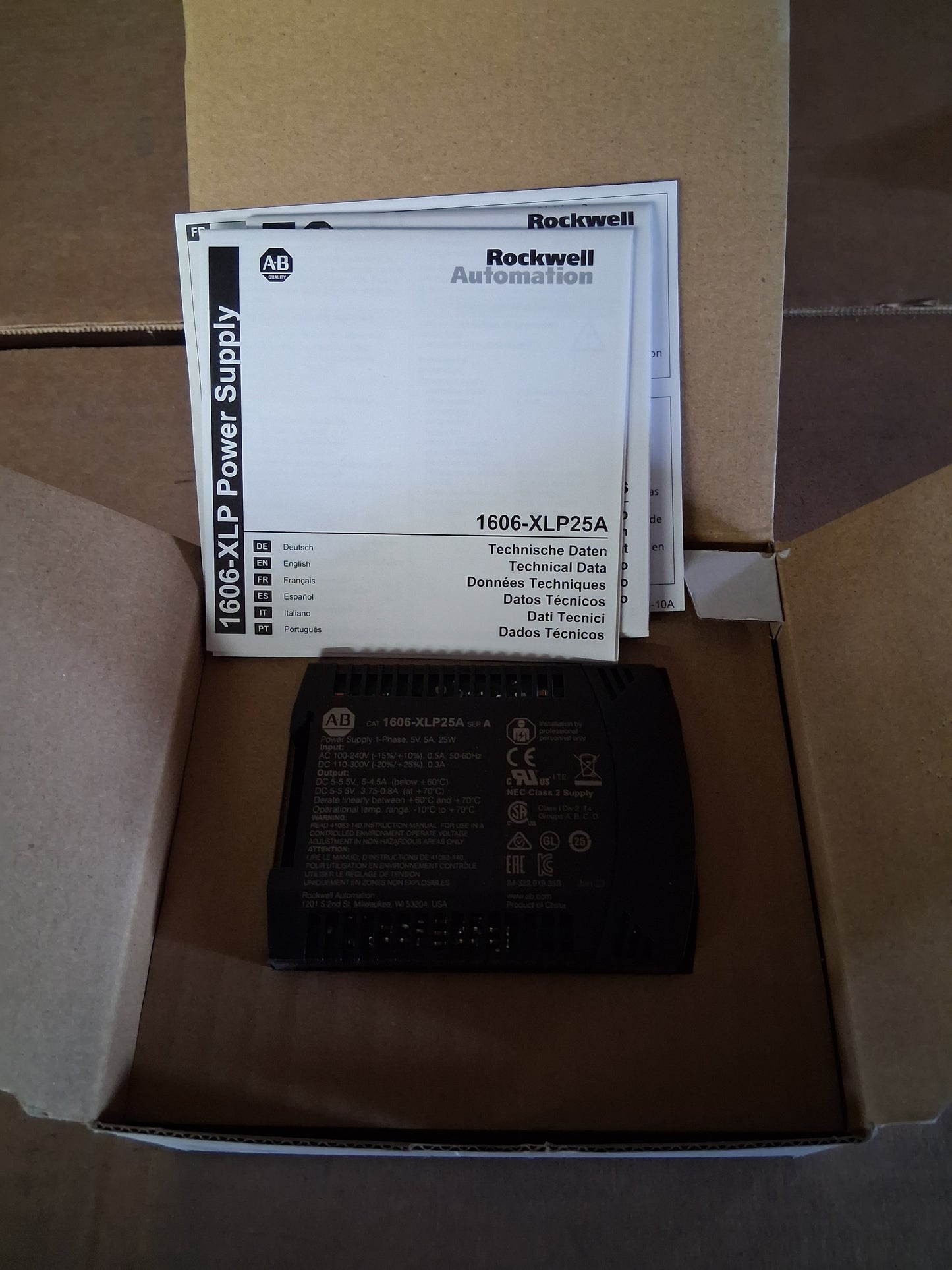Allen-Bradley Power Supply 1606-XLP25A