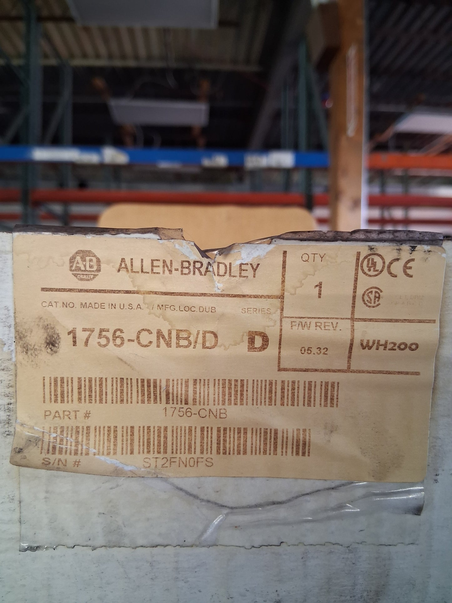 Allen-Bradley ControlNet Communications Bridge Module 1756-CNB/D 24 VDC