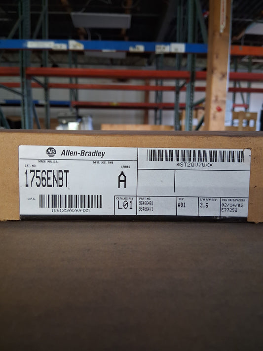 Allen-Bradley EtherNet/IP Communication Module 1756-ENBT 24 VDC