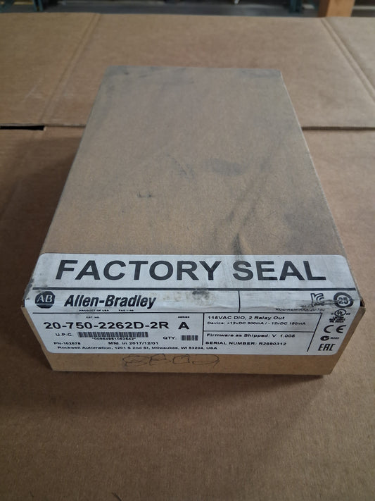 Allen-Bradley I/O Module 20-750-2262D-2R 115 VAC