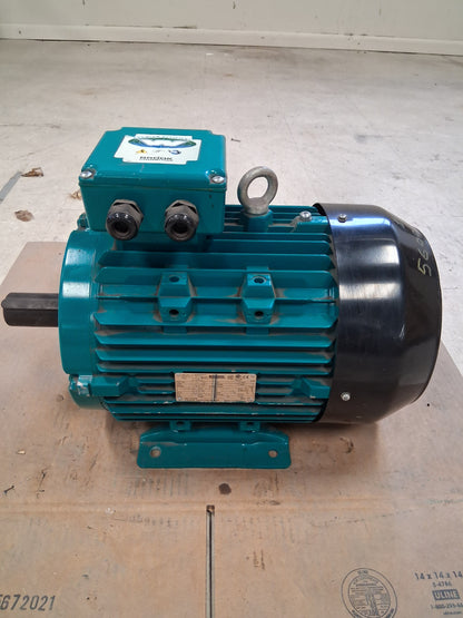 Brook Crompton 3 Phase Induction Motor BA4M7.5V4 / Type WPN-DA132SM-4 - 7 HP 1800 RPM