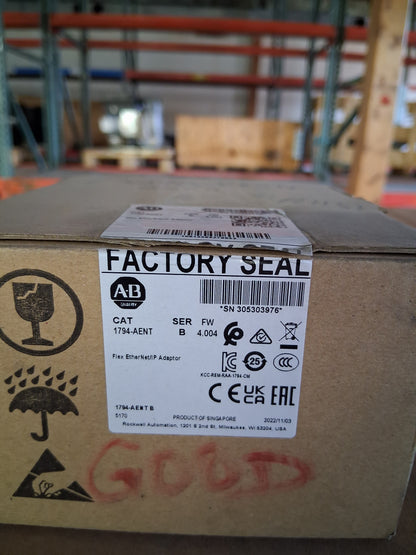 Allen-Bradley EtherNet/IP Adapter 1794-AENT 24V DC