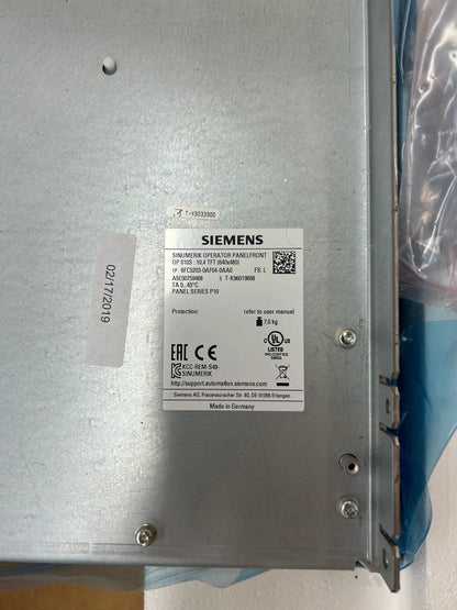 Siemens HMI 6FC5203-0AF04-0AA0 24 V DC
