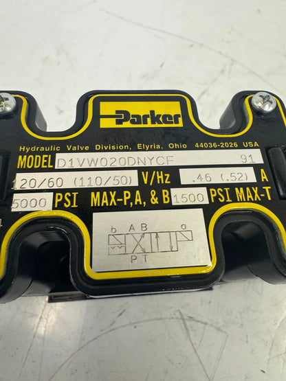Parker Hannifin Valve D1VW020DNYCF 5000 PSI