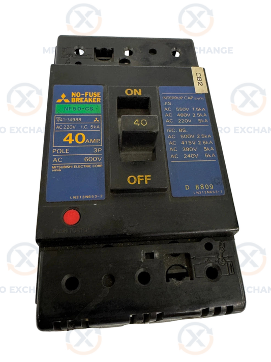 Mitsubishi Electric Corporation No-Fuse Breaker NF50-CS 600V AC
