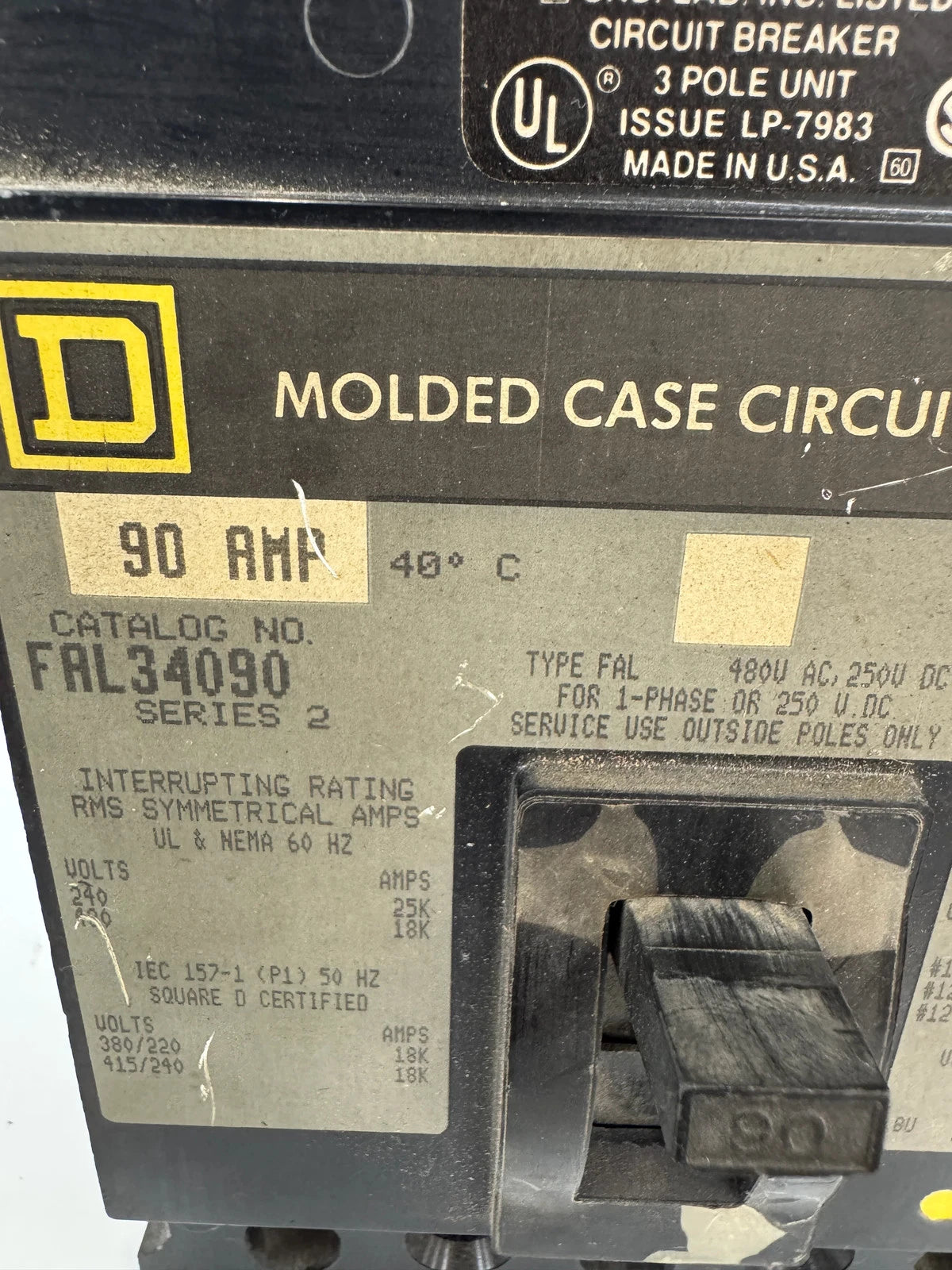 Square D FAL34090 Series 2 Molded Case Circuit Breaker