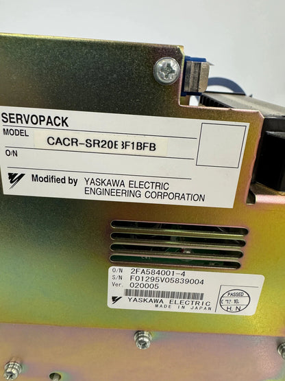 Yaskawa Electric Corporation Servo Drive CACR-SR20E3F1BFB