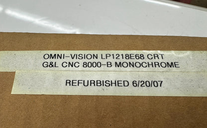 Omni Vision LP1218E68 12-inch Monochrome CRT Display Monitor