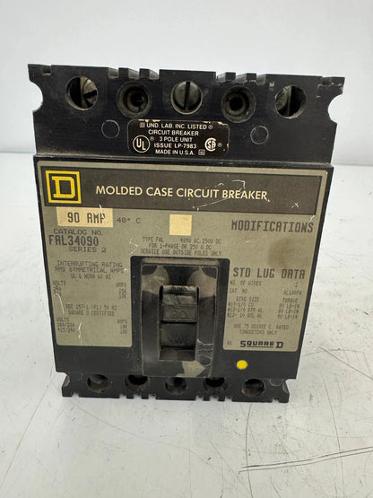 Square D FAL34090 Series 2 Molded Case Circuit Breaker