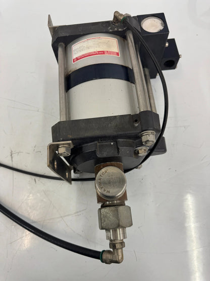 Maximator M10-2VE Air Driven Liquid Pump 450 psi (2,100 bar) Max Intermittent